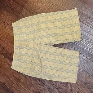 NY&Co Manhattan Chino size 4 plaid shorts